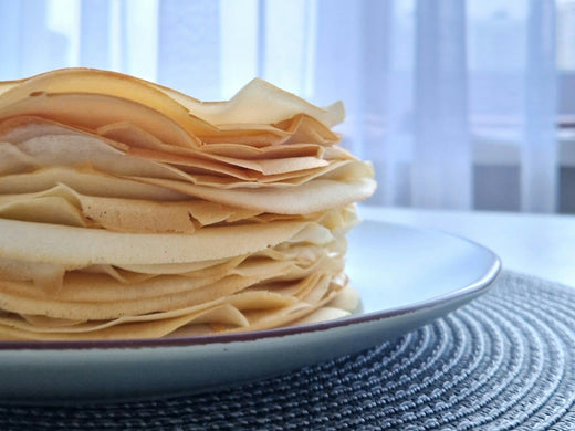 Droge worst in pannenkoeken (Spekkendikken)